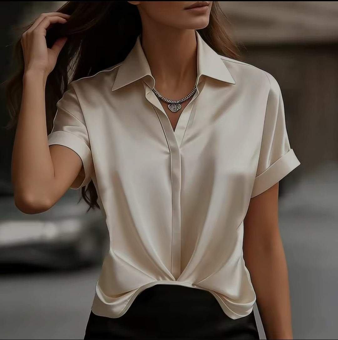 Raso stile- camicetta da donna