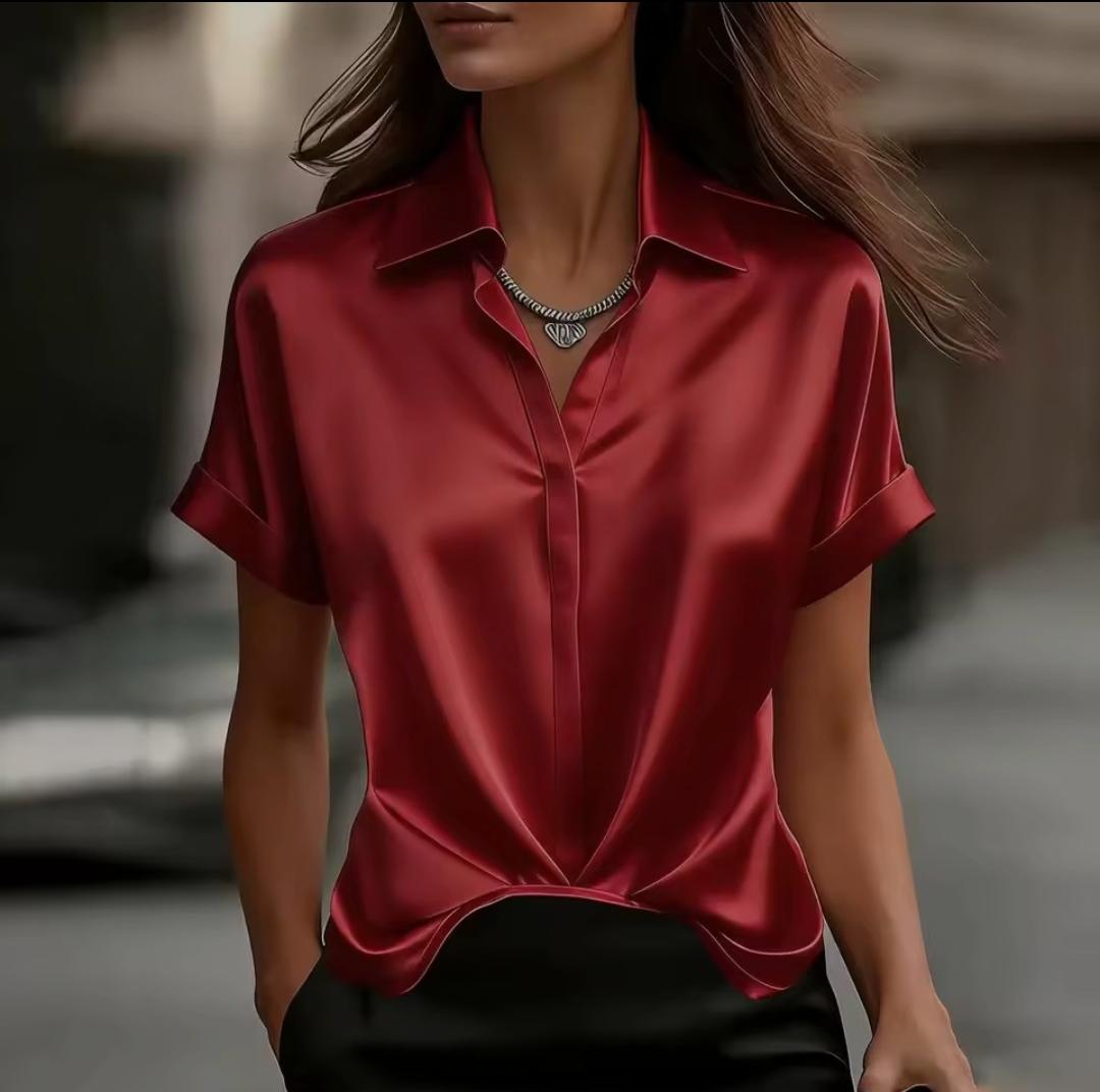 Raso stile- camicetta da donna